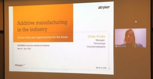 Dr. Ulrike Friebe (Stryker) lectured about additive manufacturing