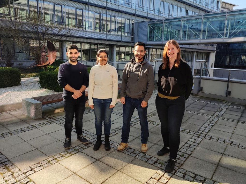 A wonderful team of scientists collaborating to improve the quality of future healthcare. Ludovico (ESR 2), Kirti (ESR 7), Michael (ESR 8) and Aleksandra (ESR 3) at IFW Dresden (Germany), March 2022.