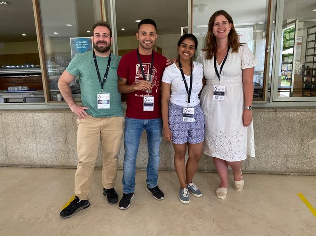 Some fellows of BIOREMIA at the Junior Euromat, July 2022, Coimbra, Portugal