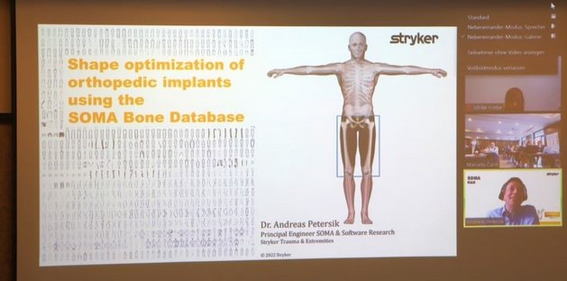 Invited speaker Dr. Andreas Petersik (Stryker)