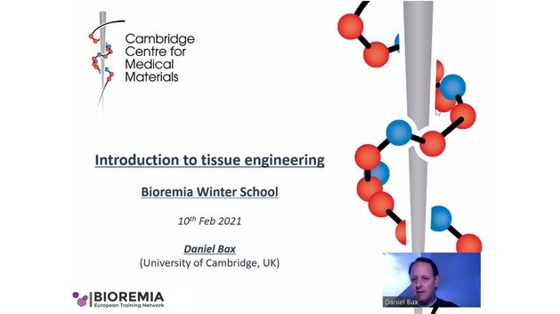 Daniel Brax presenting at BIOREMIA Winter School