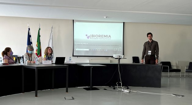 Miguel at the bioremia satellite event at the Junior EUROMAt conference in Coimbra, Portugal