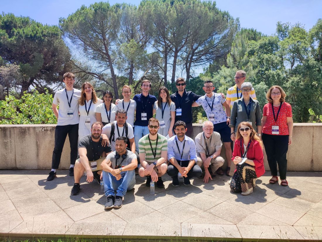 group photo of Bioremia ESRs and PIs in Coimbra, Portugal
